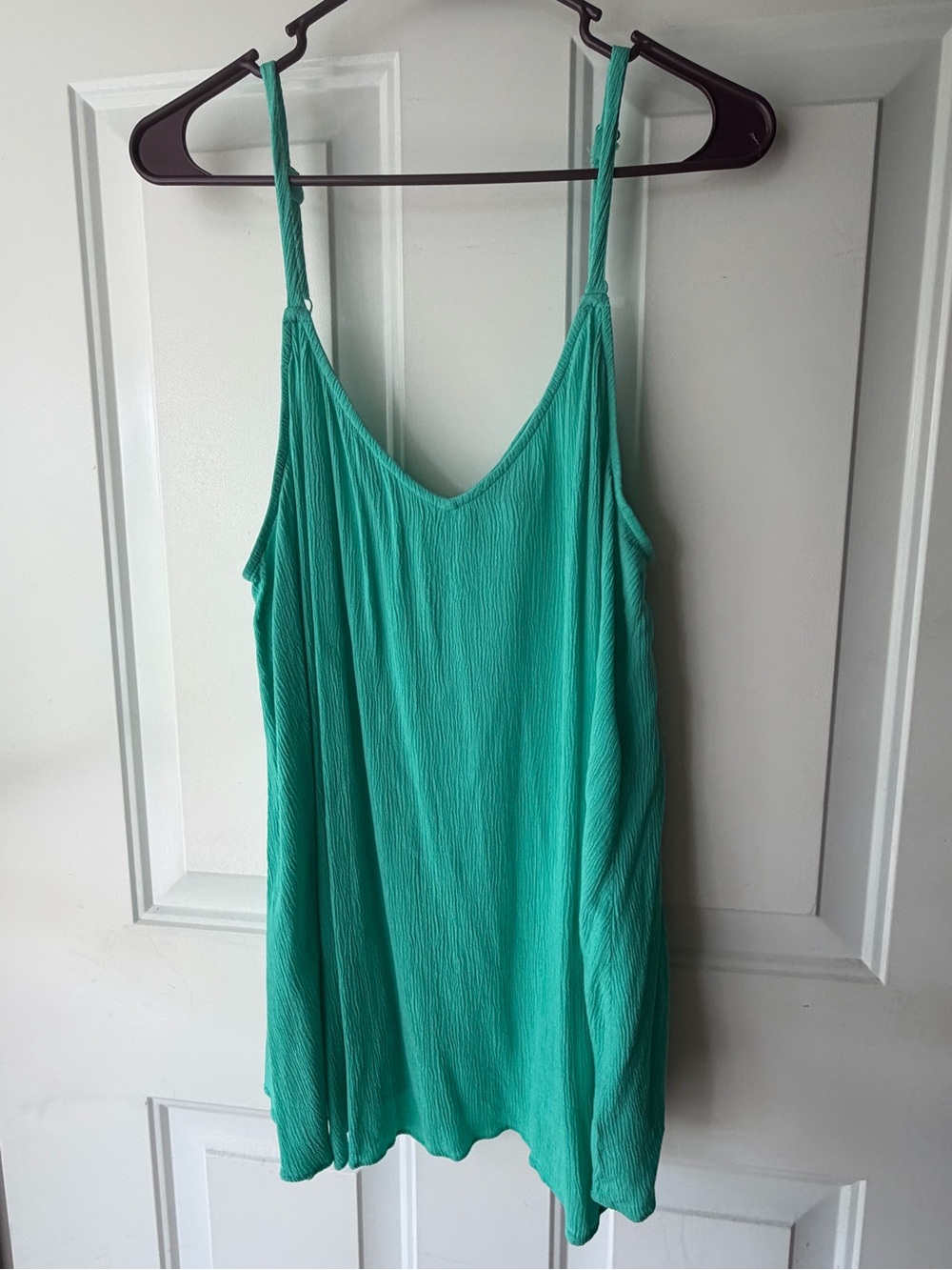 Torrid Size 2 Lightweight Teal Green Spaghetti Strap Tank Top